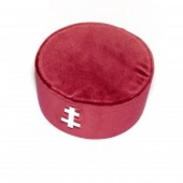 Knights Templar Cap With Preceptors Badge