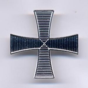 Knights Templar Knights Cap Badge Silver Plated