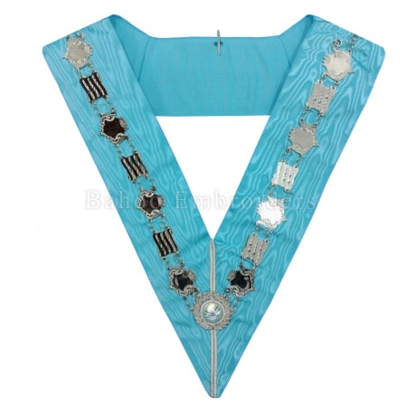 Masonic Regalia Craft Officers Collar with Metal Chain