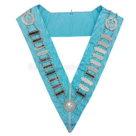 Masonic Regalia Craft Officers Collar with Metal Chain